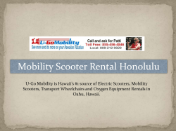 rent a scooter in honolulu